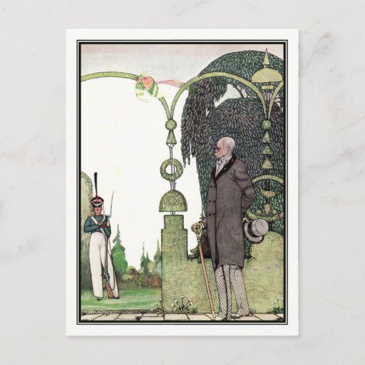 Kay Nielsen - in poeder en crinoline Briefkaart (Voorkant)