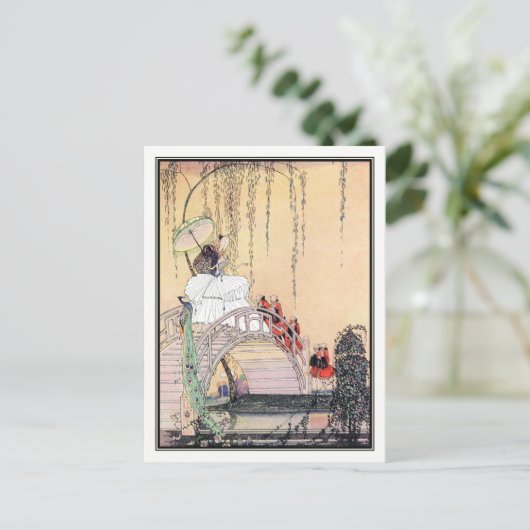 Kay Nielsen - in poeder en crinoline Briefkaart (Staand voorkant)