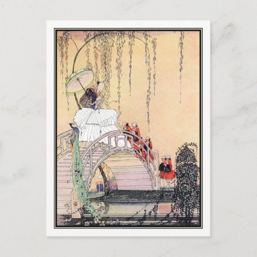 Kay Nielsen - in poeder en crinoline Briefkaart (Voorkant)