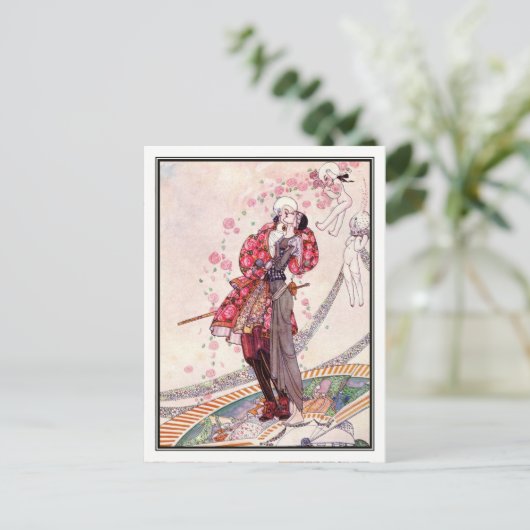 Kay Nielsen - in poeder en crinoline Briefkaart (Staand voorkant)