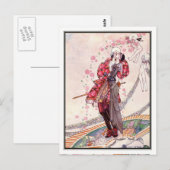 Kay Nielsen - in poeder en crinoline Briefkaart (Voorkant / Achterkant)