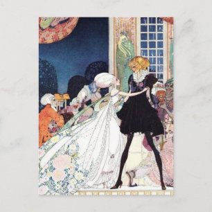 Kay Nielsen - In Poeder en Crinoline Briefkaart