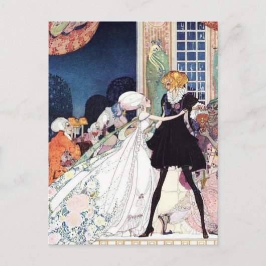 Kay Nielsen - In Poeder en Crinoline Briefkaart (Voorkant)