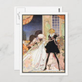 Kay Nielsen - in poeder en crinoline Briefkaart (Voorkant / Achterkant)