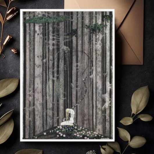 Kay Nielsen lag toen op een groene pleister Kaart