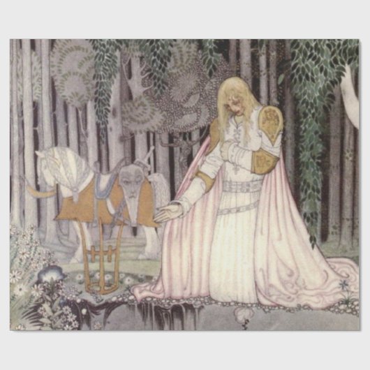 Kay Nielsen - Lassie en haar godmoeder 1914 Cadeaupapier (Vlak)