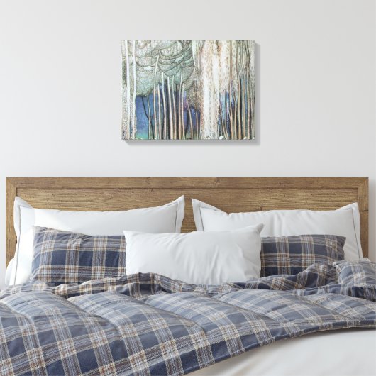 Kay Nielsen van de twaalf dansdrukkers Canvas Afdruk (Insitu (Slaapkamer))