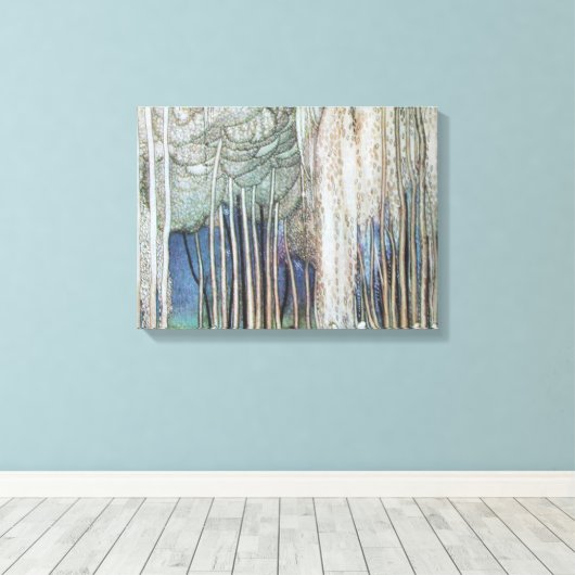 Kay Nielsen van de twaalf dansdrukkers Canvas Afdruk (Insitu (Houten vloer))