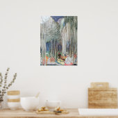 Kay Nielsen van de twaalf dansdrukkers Poster (Keuken)