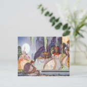 Kay Nielsen's Assepoester bij de Ball Briefkaart (Staand voorkant)