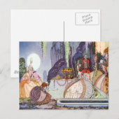 Kay Nielsen's Assepoester bij de Ball Briefkaart (Voorkant / Achterkant)