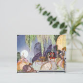 Kay Nielsen's Assepoester bij de Ball Briefkaart (Staand voorkant)