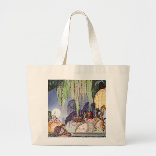 Kay Nielsen's Assepoester bij de Ball Grote Tote Bag (Voorkant)