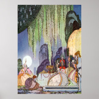 Kay Nielsen's Assepoester bij de Ball Poster