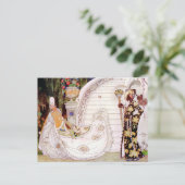 Kay Nielsen's Assepoester Fairy Tale Briefkaart (Staand voorkant)