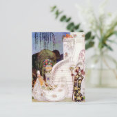 Kay Nielsen's Assepoester Fairy Tale Briefkaart (Staand voorkant)