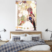 Kay Nielsen's Bluebeard Canvas Afdruk (Insitu (Slaapkamer))