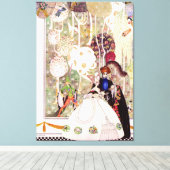 Kay Nielsen's Bluebeard Canvas Afdruk (Insitu (Houten vloer))