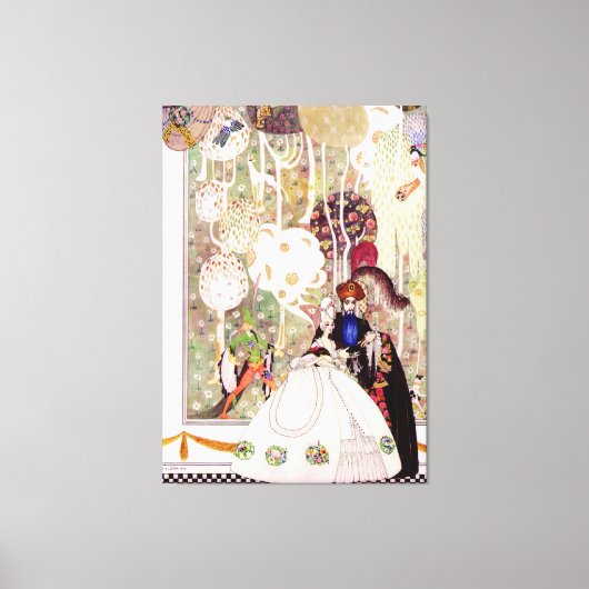 Kay Nielsen's Bluebeard Canvas Afdruk (Voorkant)