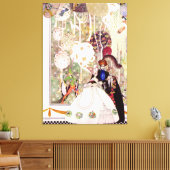 Kay Nielsen's Bluebeard Canvas Afdruk (Insitu (Woonkamer))