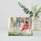 Kay Nielsen's feilloze prins Charming Briefkaart (Staand voorkant)