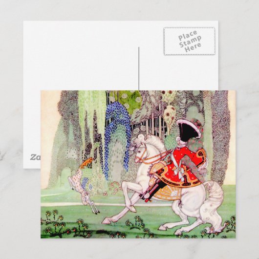 Kay Nielsen's feilloze prins Charming Briefkaart (Voorkant / Achterkant)