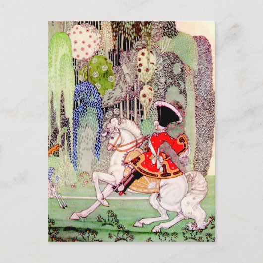 Kay Nielsen's feilloze prins Charming Briefkaart (Voorkant)