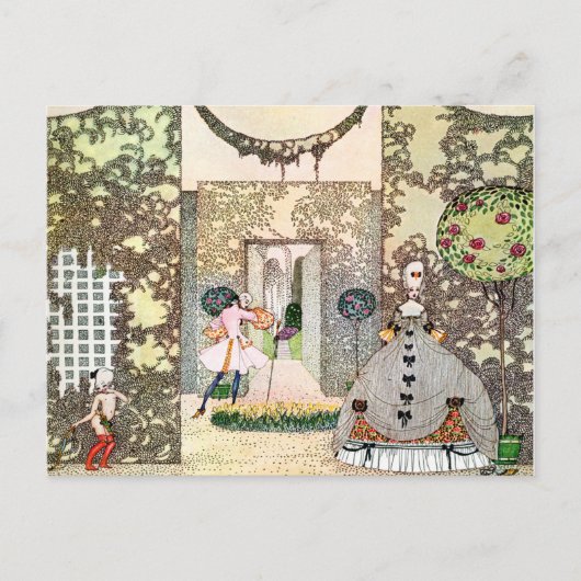 Kay Nielsen's Liefde In De Middag Briefkaart (Voorkant)