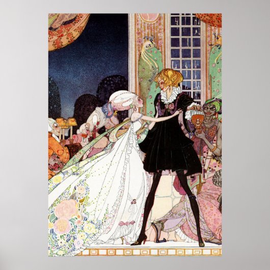 Kay Nielsen's Prince Charming en Assepoester Poster (Voorkant)