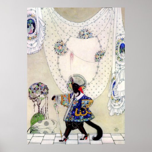 Kay Nielsen's Puss in Boots Poster (Voorkant)