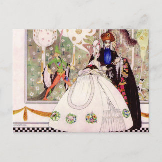 Kay Nielsen's sprookje, Blauwbaard en zijn vrouw Briefkaart