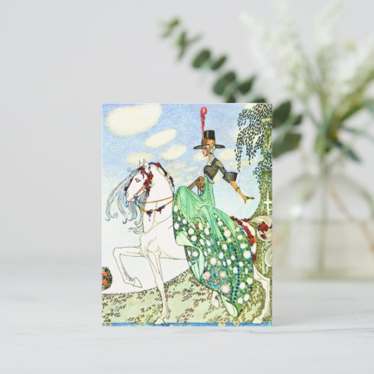 Kay Nielsen's Sprookje Prinses Minotte Briefkaart (Staand voorkant)