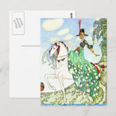 Kay Nielsen's Sprookje Prinses Minotte Briefkaart (Voorkant / Achterkant)