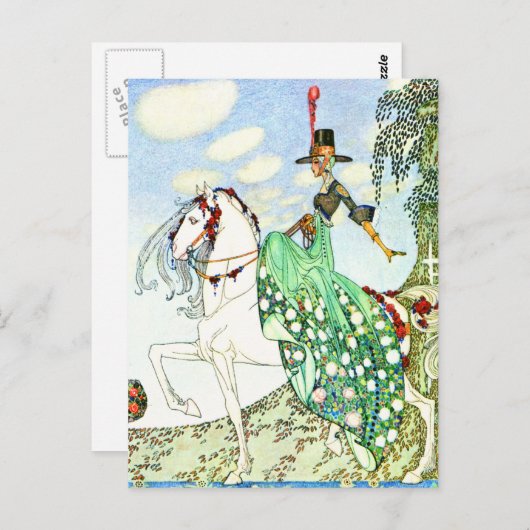 Kay Nielsen's Sprookje Prinses Minotte Briefkaart (Voorkant / Achterkant)