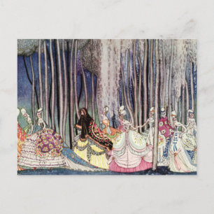 Kay Nielsen's Twaalf Dancing Princesses Briefkaart