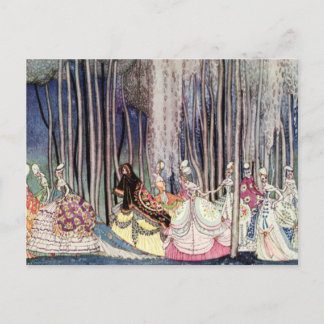 Kay Nielsen's Twaalf Dancing Princesses Briefkaart