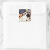 Kay Nielsen's Twaalf Dancing Princesses Vierkante Sticker (Tas)