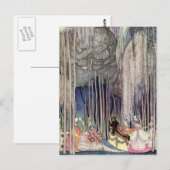 Kay Nielsen's Twaalf dansprinsessen Briefkaart (Voorkant / Achterkant)