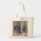 Kay Nielsen's Twaalf dansprinsessen Grote Tote Bag (Voorkant)