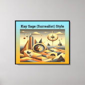 Kay Sage (Surrealistisch) Stijl Canvas Afdruk (Voorkant)