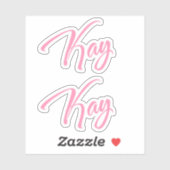 Kay x2 sticker (Vel)