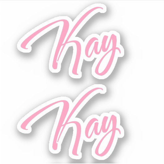 Kay x2 sticker (Voorkant)