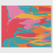 Kaya - Abstract Vloeibaar Design Cadeaupapier (Vlak)