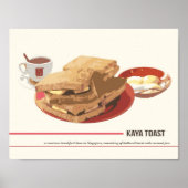Kaya Toast Poster (Voorkant)