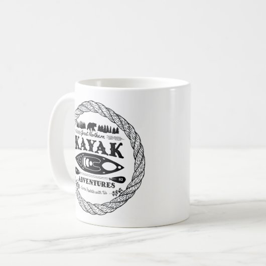 Kayak Adventures Koffiemok (Voorkant links)