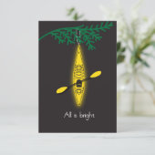 Kayak: "Alles is helder" Kaart (Staand voorkant)