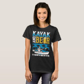 Kayak And Beer Kayaker Kayak T-shirt (Voorkant volledig)