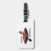Kayak Arizona Flag Bagagelabel (Voorkant verticaal)
