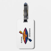 Kayak Arizona Flag Bagagelabel (Achterkant verticaal)