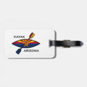 Kayak Arizona Flag Bagagelabel (Achterkant horizontaal)